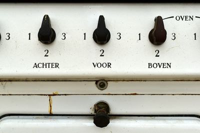 Plaque de cuisson et four — diagnostic
